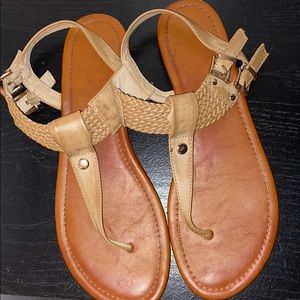 Tan sandals